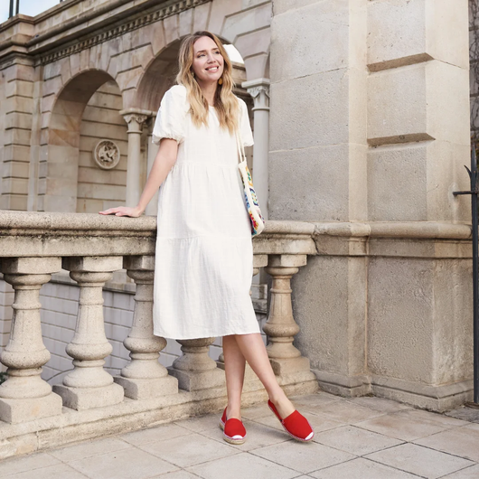 Women s Red Espadrilles Add a Burst of Color Viscata