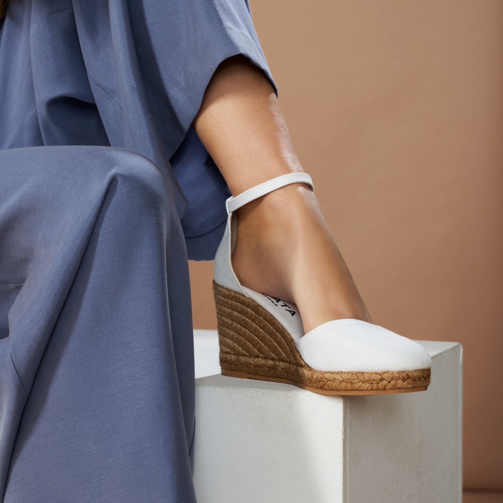 White Espadrilles for Men and Women Viscata
