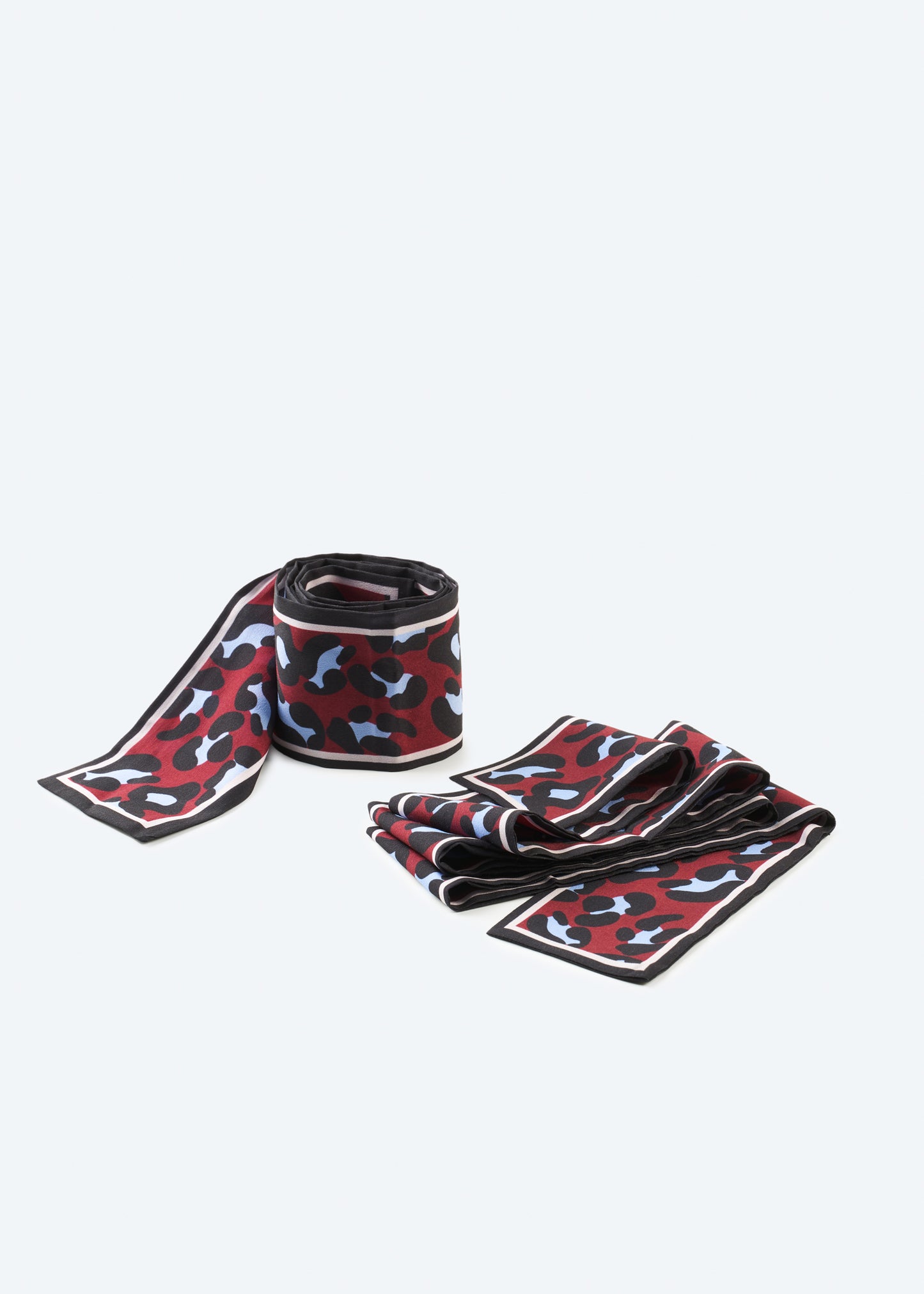 Caleta Red Leopard Ankle Shoe Lace