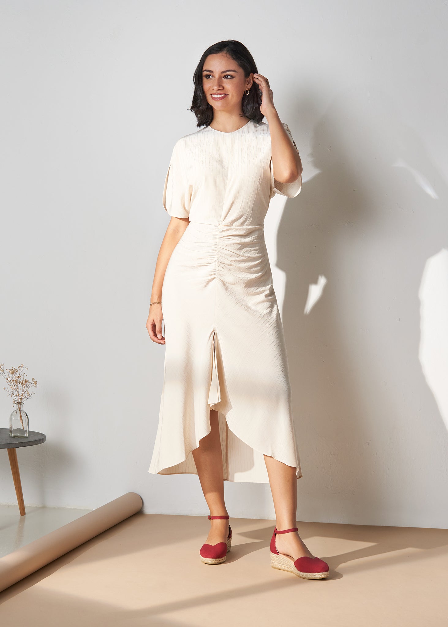 Formiga Limited Edition Cherry Canvas Ankle Strap Women Espadrille Wedges Outfit