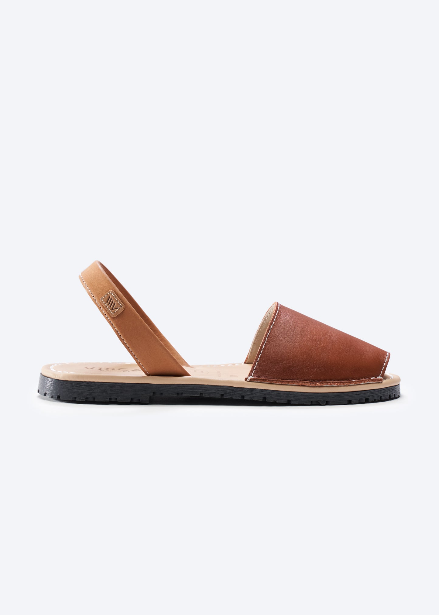 Menorquina Limited Edition Sahara Brown Leather Slip On Women Avarcas