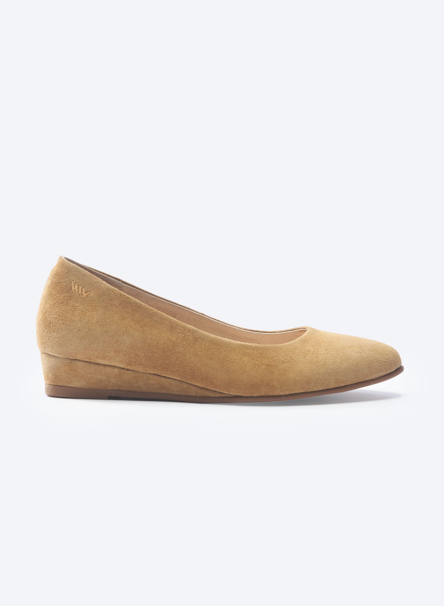 Roma Camel Suede Slip On Women Flat