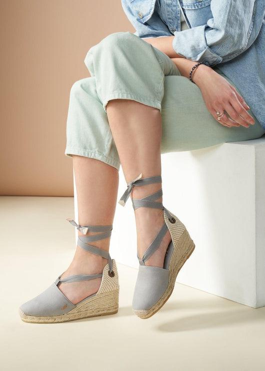 Escala Canvas Espadrille Wedges