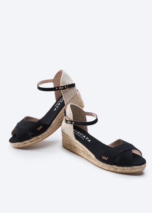Salina Canvas Wedges