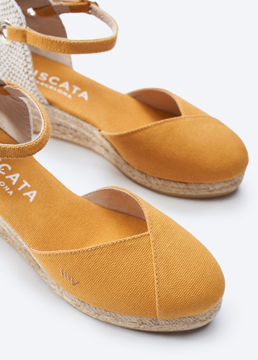Pubol Canvas Espadrille Wedges Limited Edition