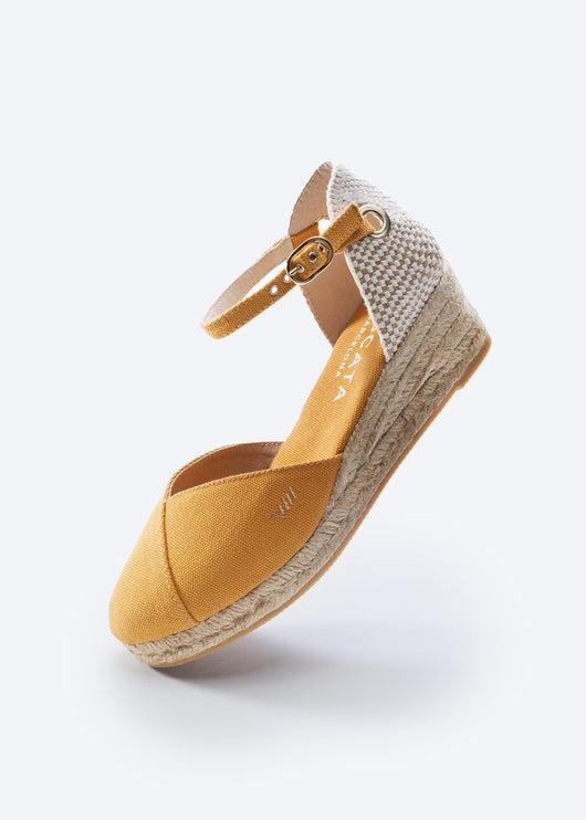 Pubol Canvas Espadrille Wedges Limited Edition