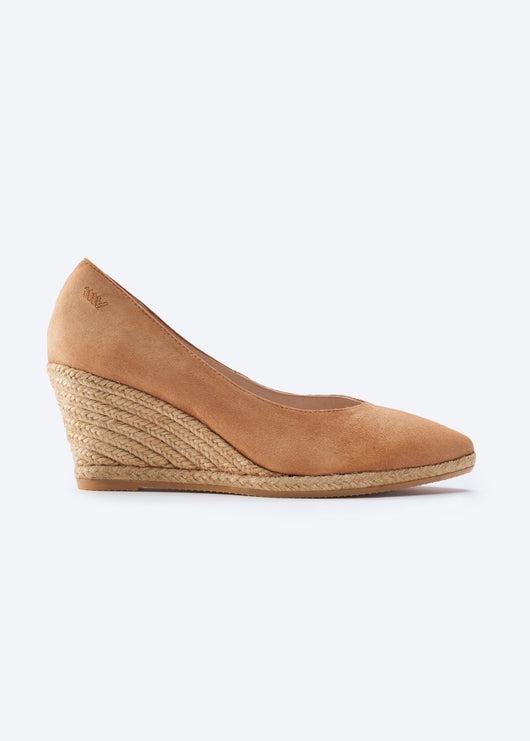 Roses Suede Wedges (V Cut) Limited Edition