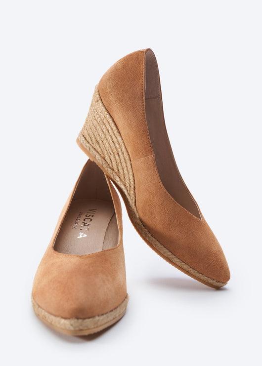 Roses Suede Wedges (V Cut) Limited Edition