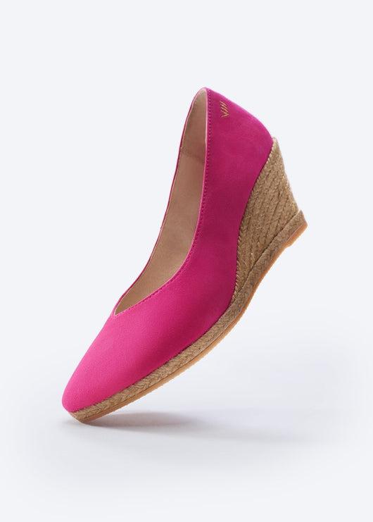 Roses Suede Wedges (V Cut) Limited Edition