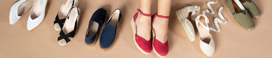 Woman spring espadrilles shoes 