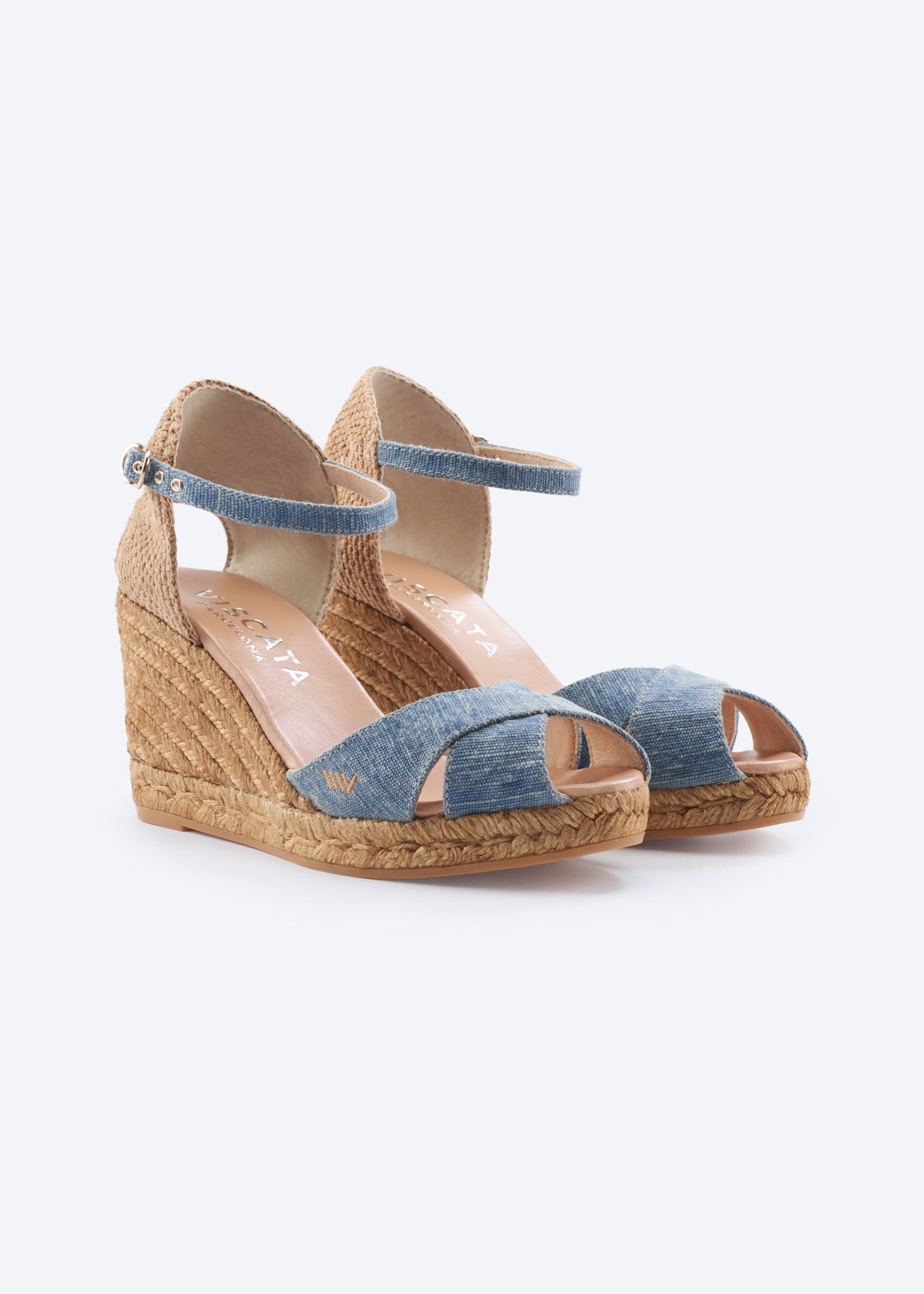 Aiguablava Premium Fabrics Espadrille Sandal Wedges