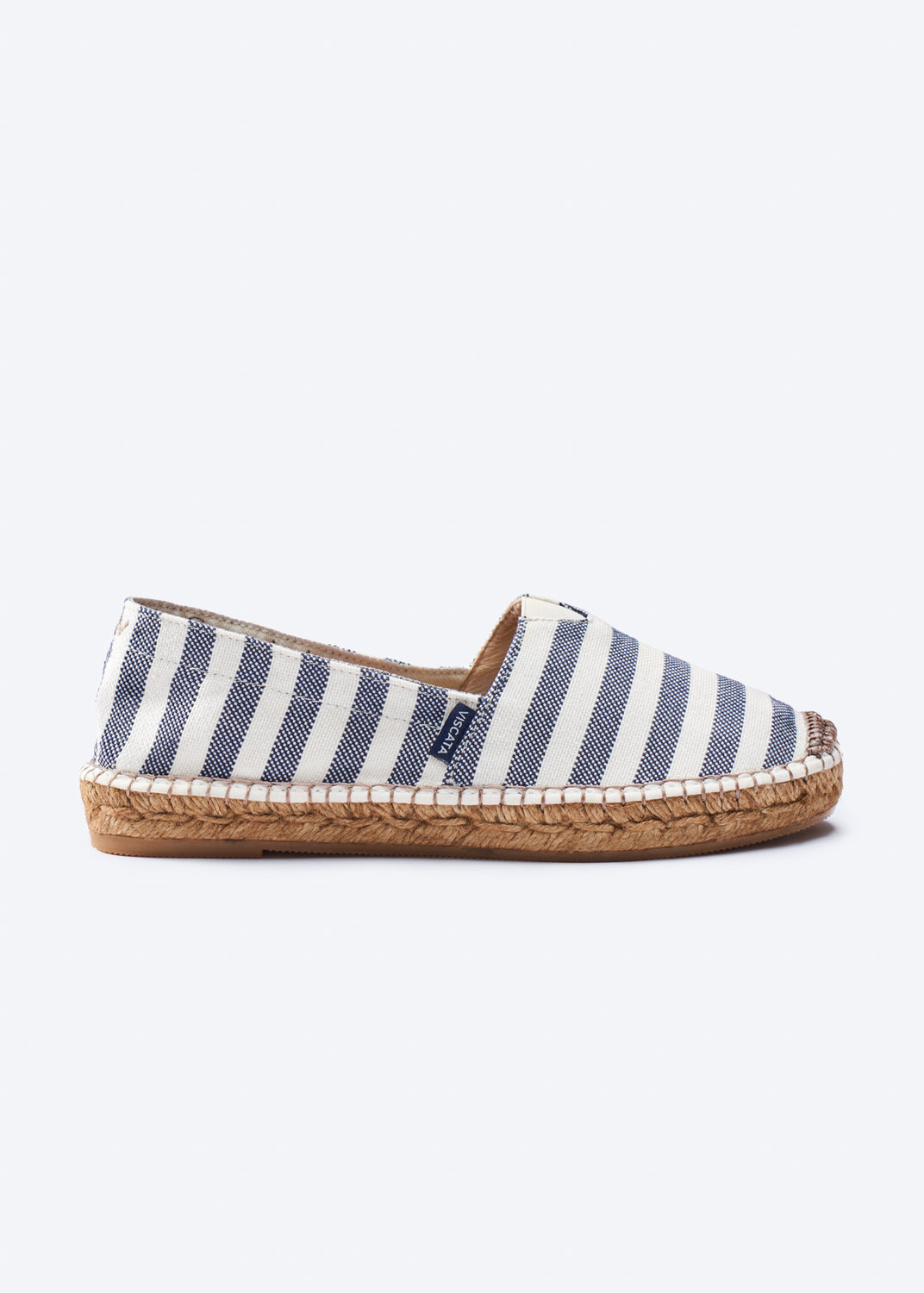 Barceloneta Limited Edition Sailor Stripes Canvas Slip On Women Espadrille Flat
