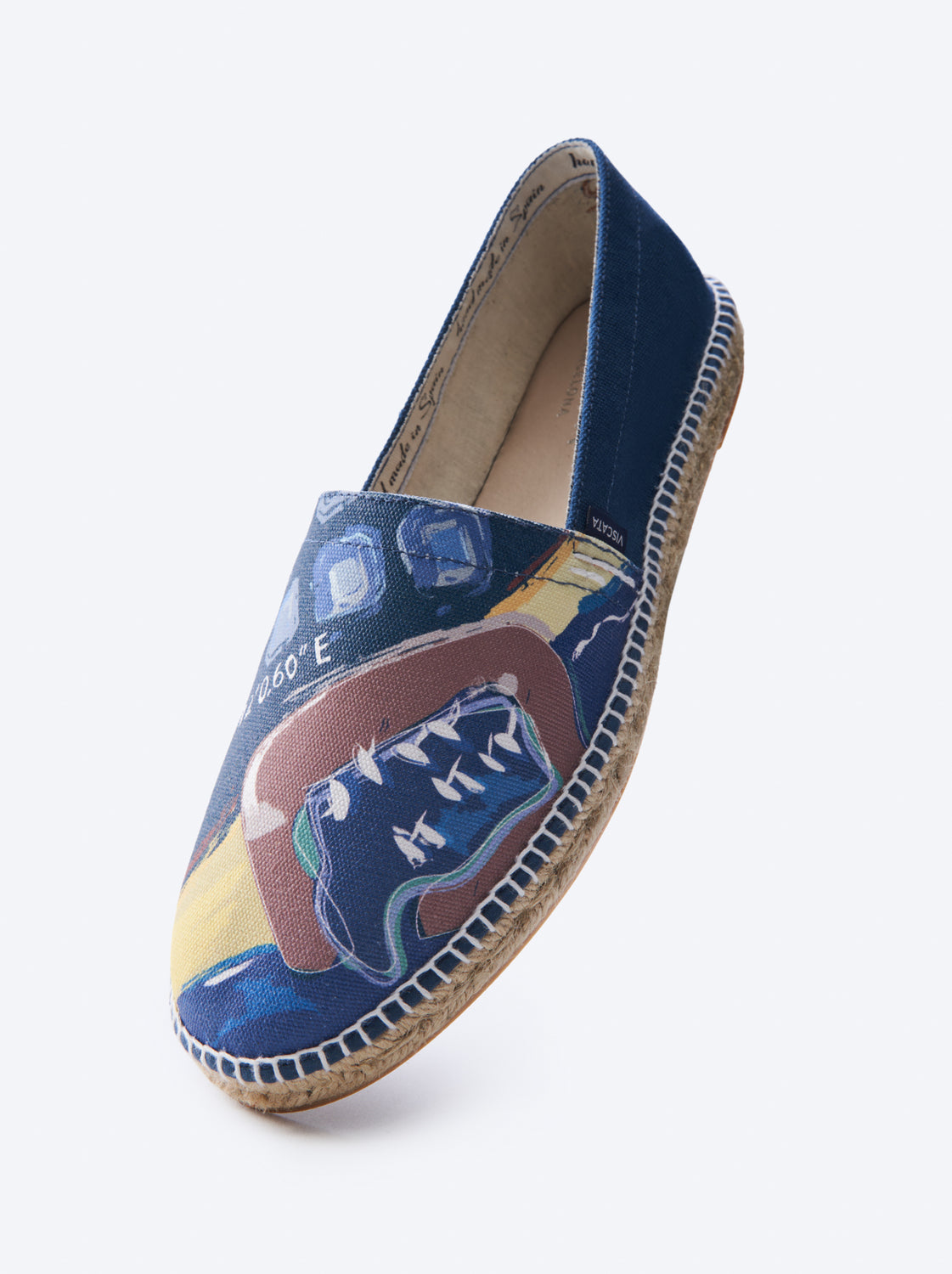 Viscata Begur Limited Edition The Port Artist Collaboration Canvas Closed Toe Men Espadrille