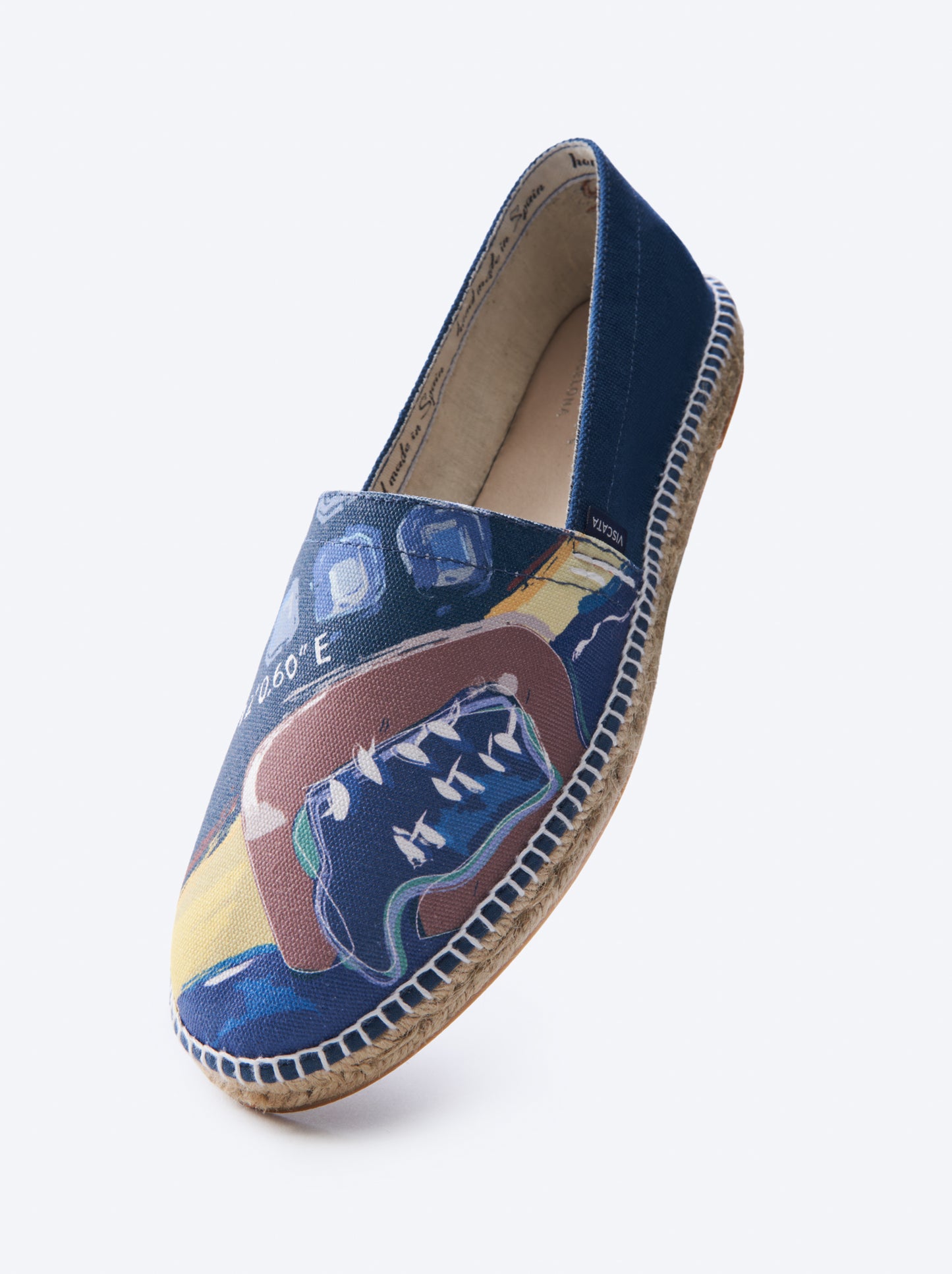 Viscata Begur Limited Edition The Port Artist Collaboration Canvas Closed Toe Men Espadrille