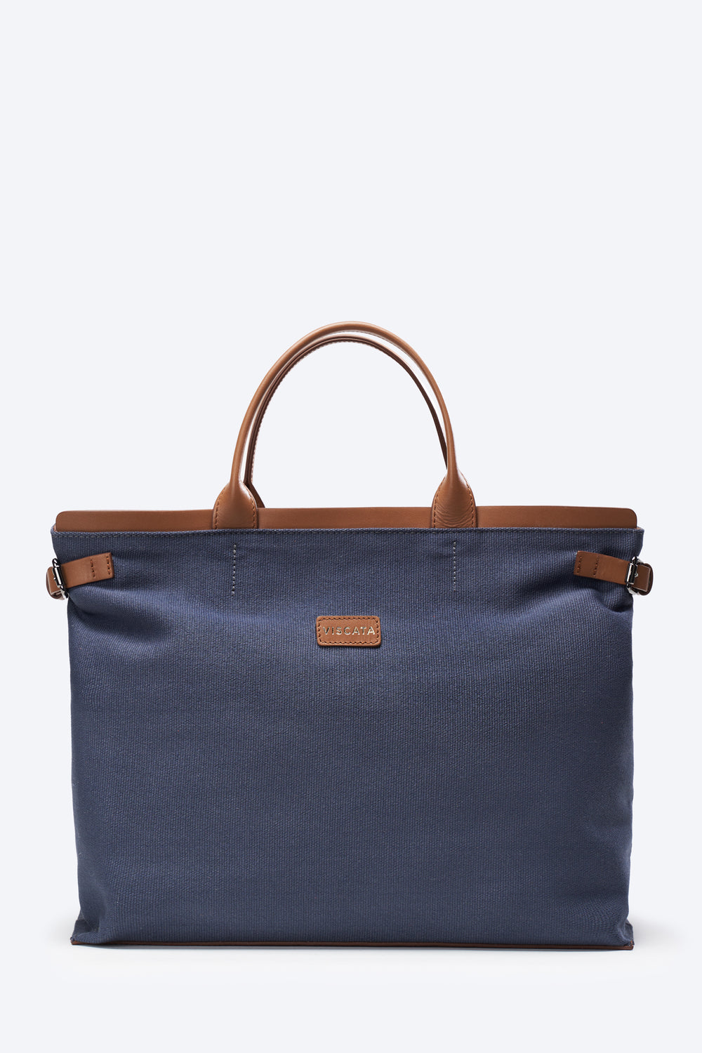 Cannes Navy Blue Women Large Canvas Handbag