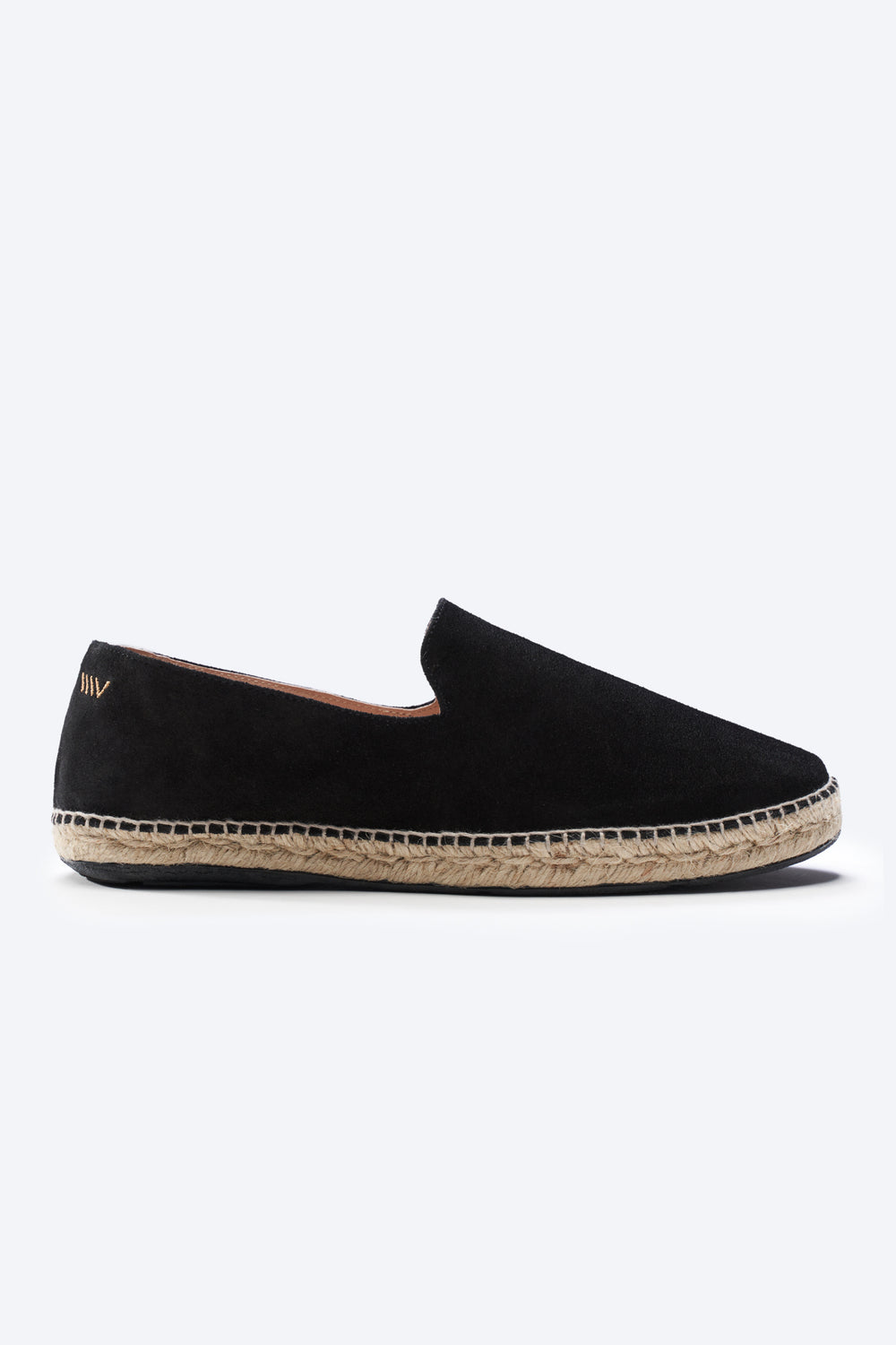 Capsasal Black Suede Slip On Men Espadrille