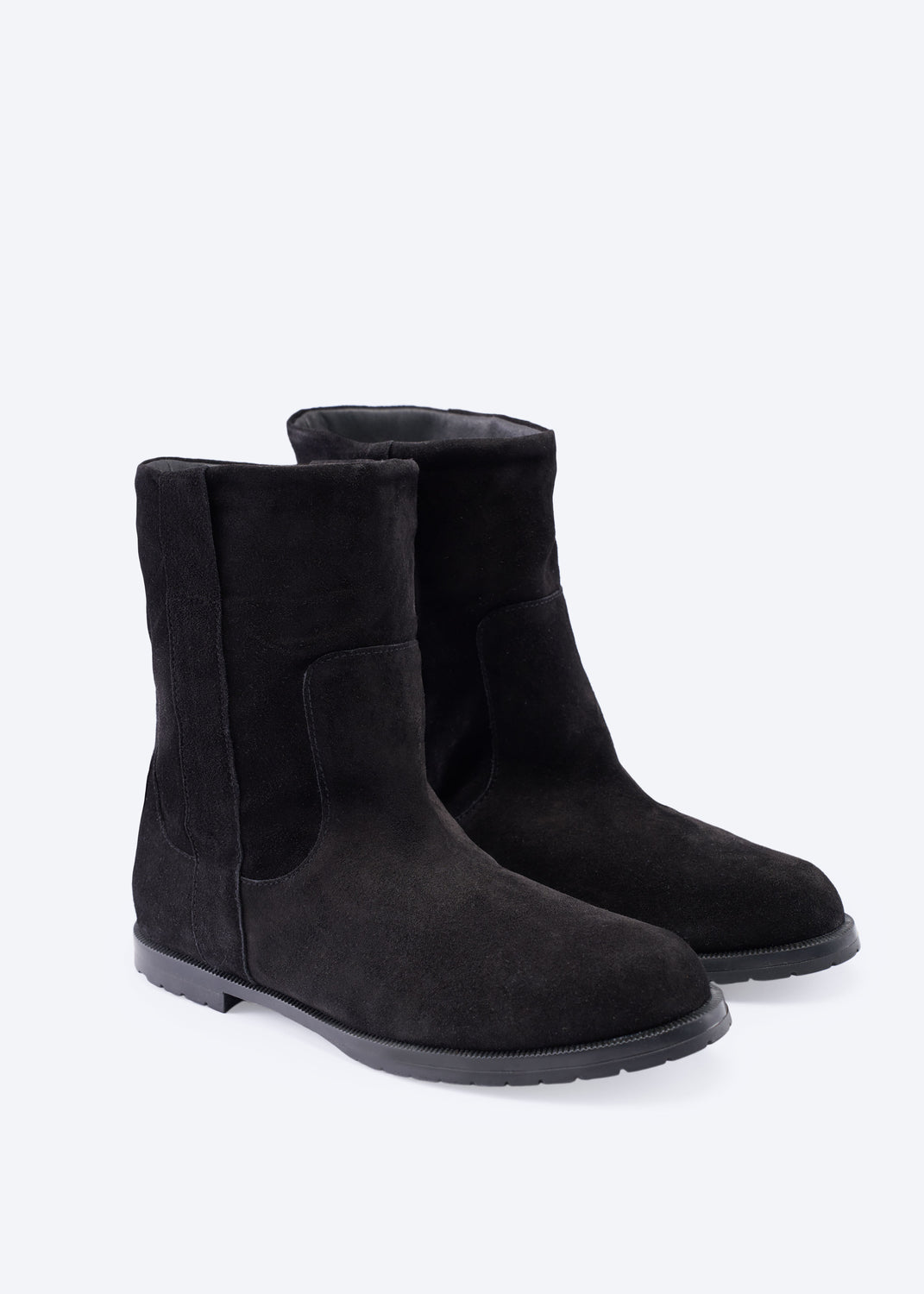 Viscata Cremona Black Suede Women's Flat Boots
