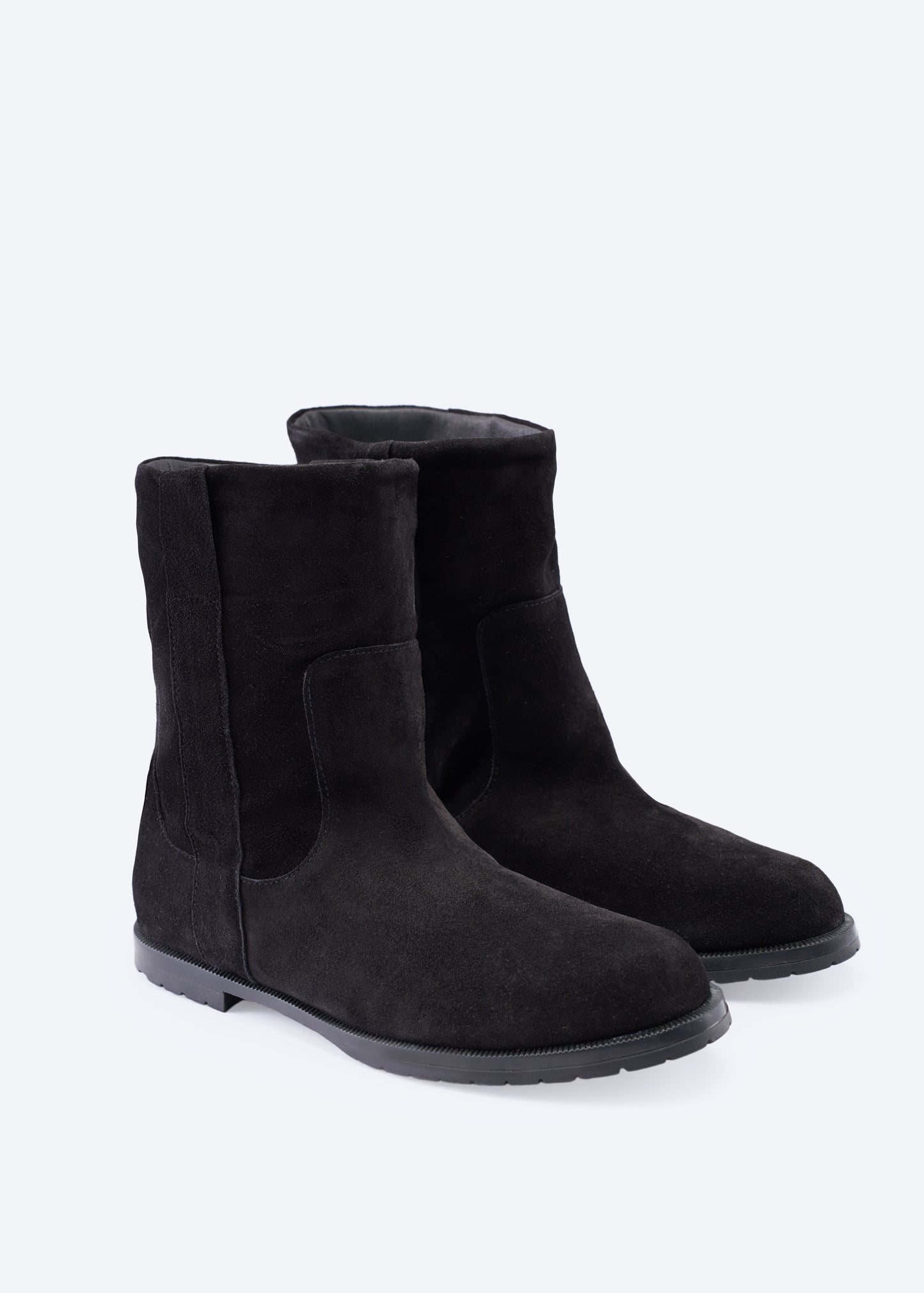 Viscata Cremona Black Suede Women's Flat Boots