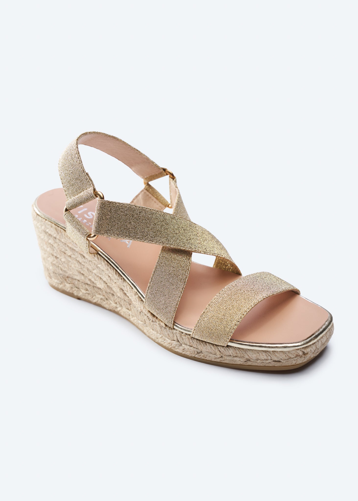 Dalia Archive Elastic Espadrille Sandal Wedges