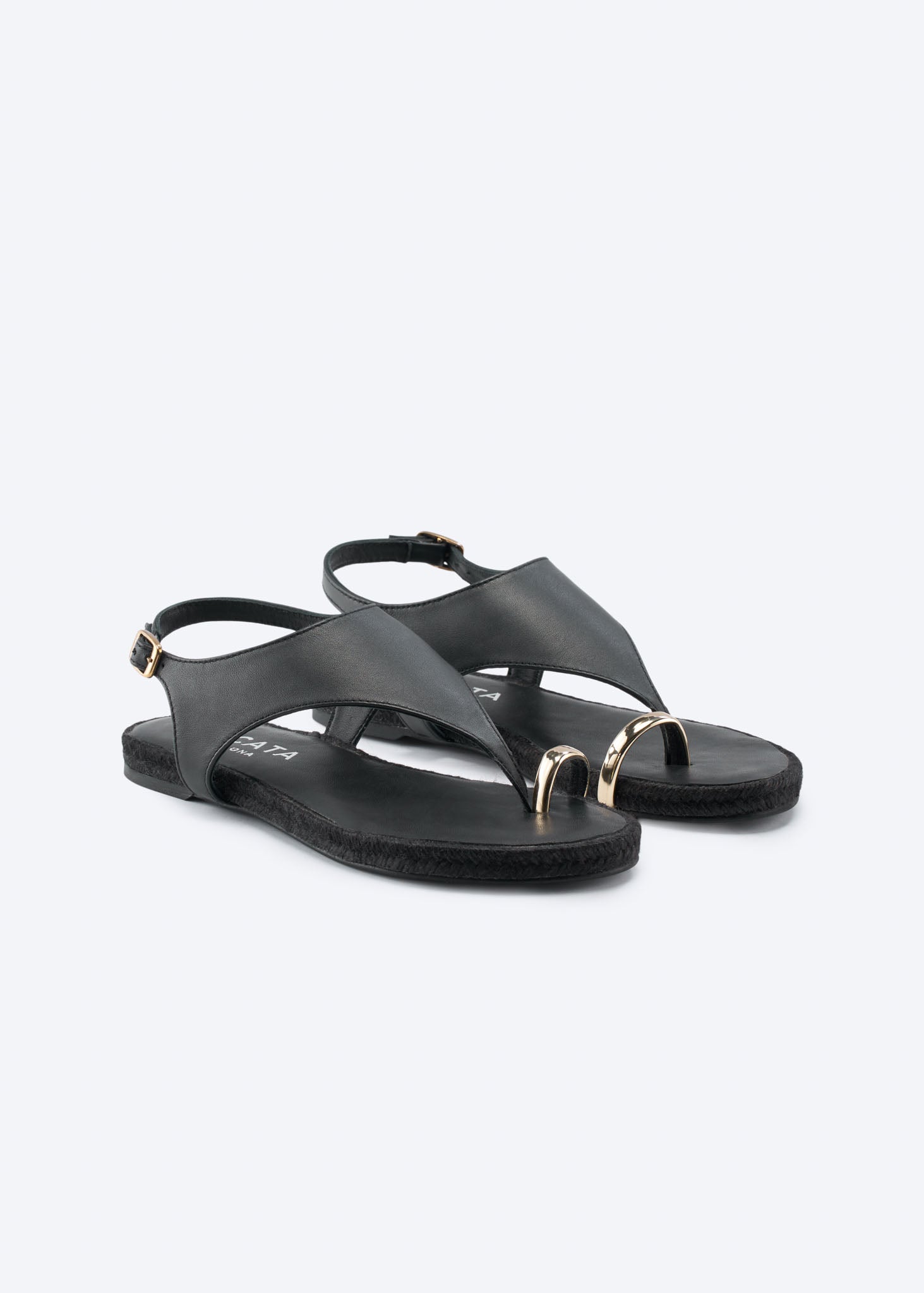 Delmar Leather Sandal Flats