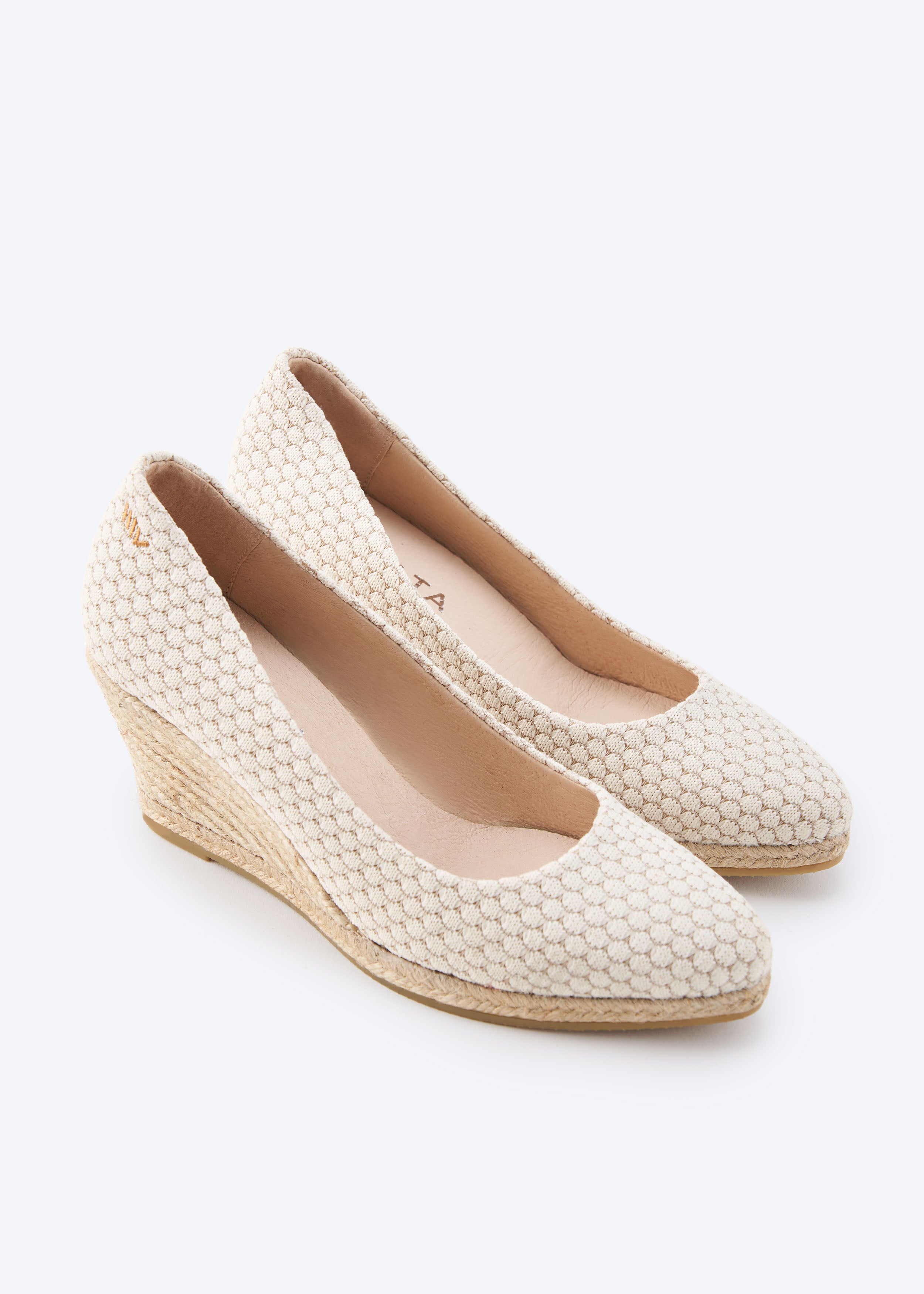 Roses Archive U Cut Espadrille Wedges