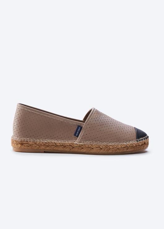 Barceloneta Limited Edition Leather Espadrille Flats (Elastic Inseam)