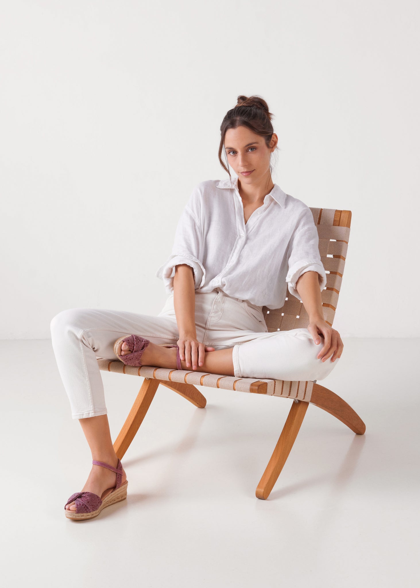 Farella Premium Fabrics Espadrille Sandal Wedges – Viscata