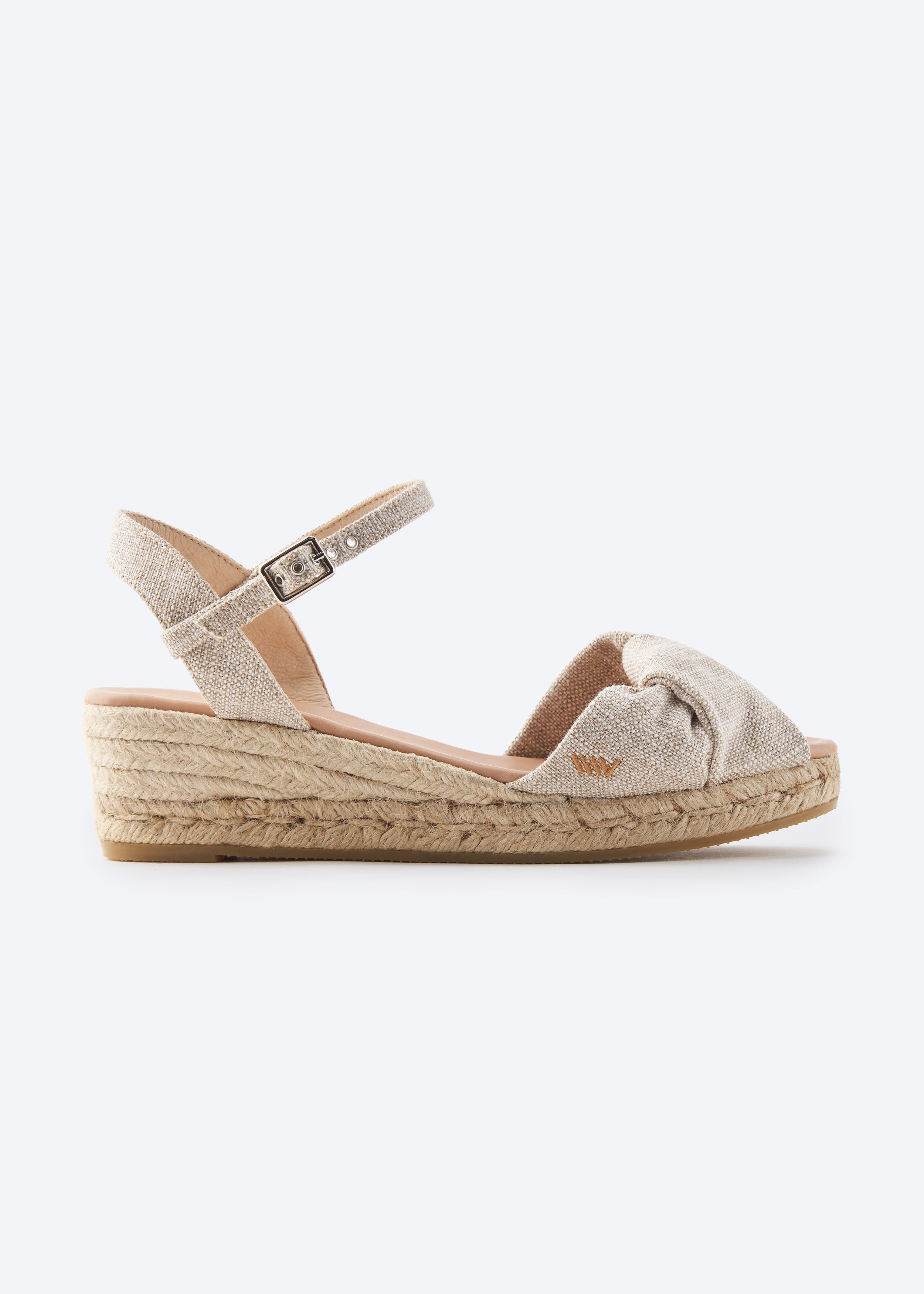 Farella Limited Edition Canvas Espadrille Sandal Wedges