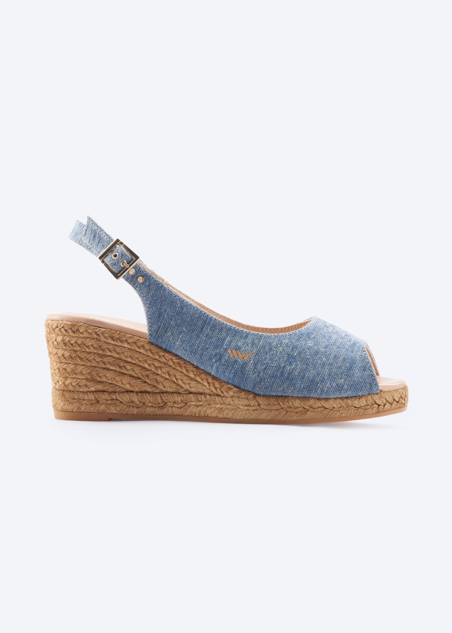 Gavina Premium Fabrics Espadrille Sandal Wedges