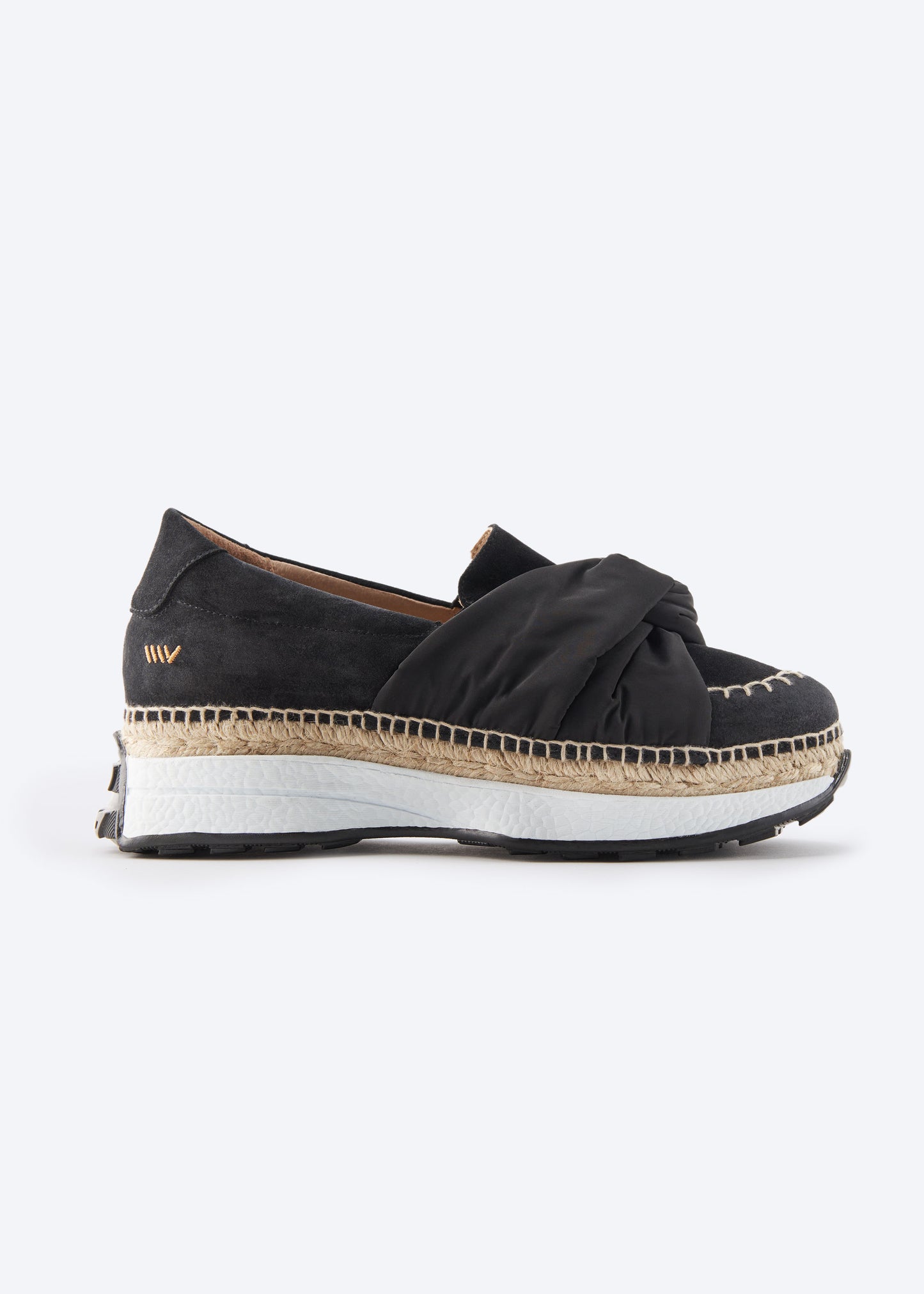 Giverola Black Suede Women Espadrille Sneakers