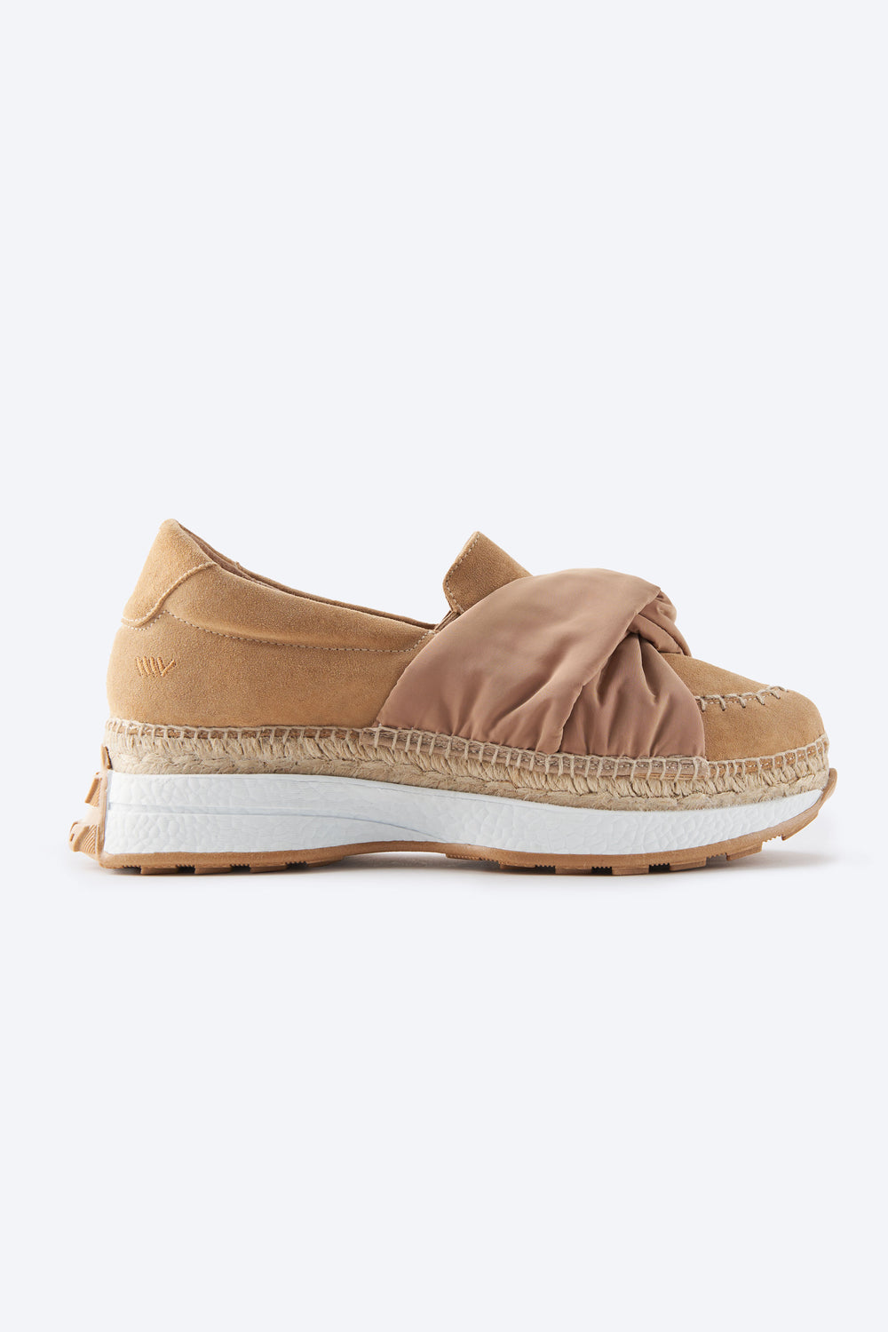 Giverola Camel Suede Women Espadrille Sneakers