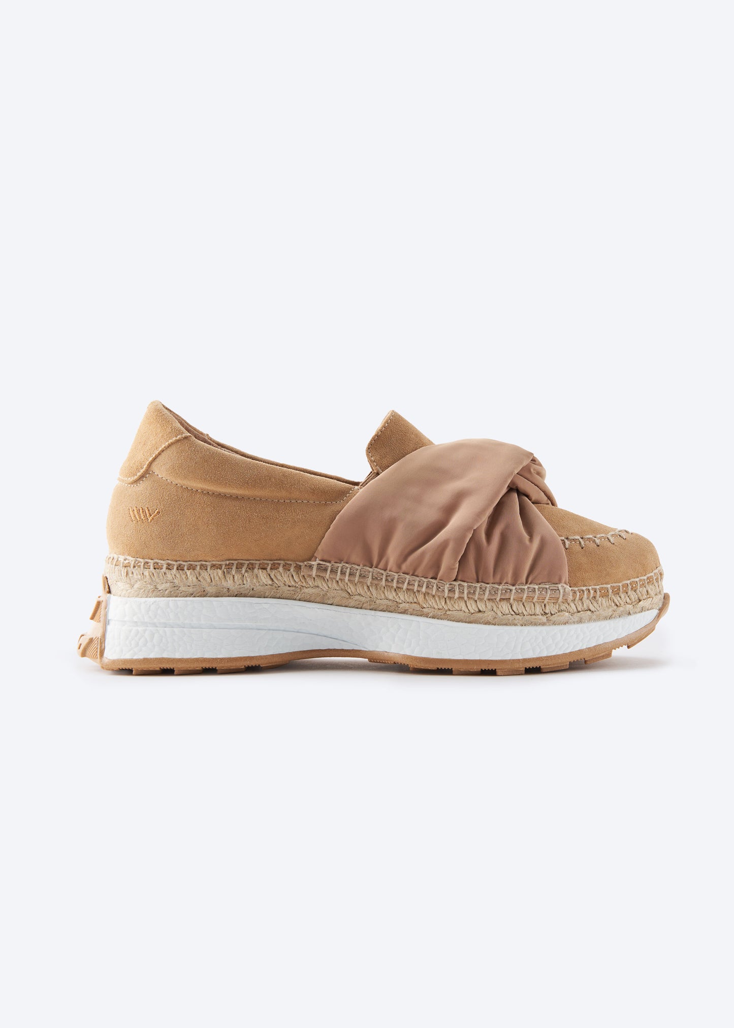Giverola Camel Suede Women Espadrille Sneakers