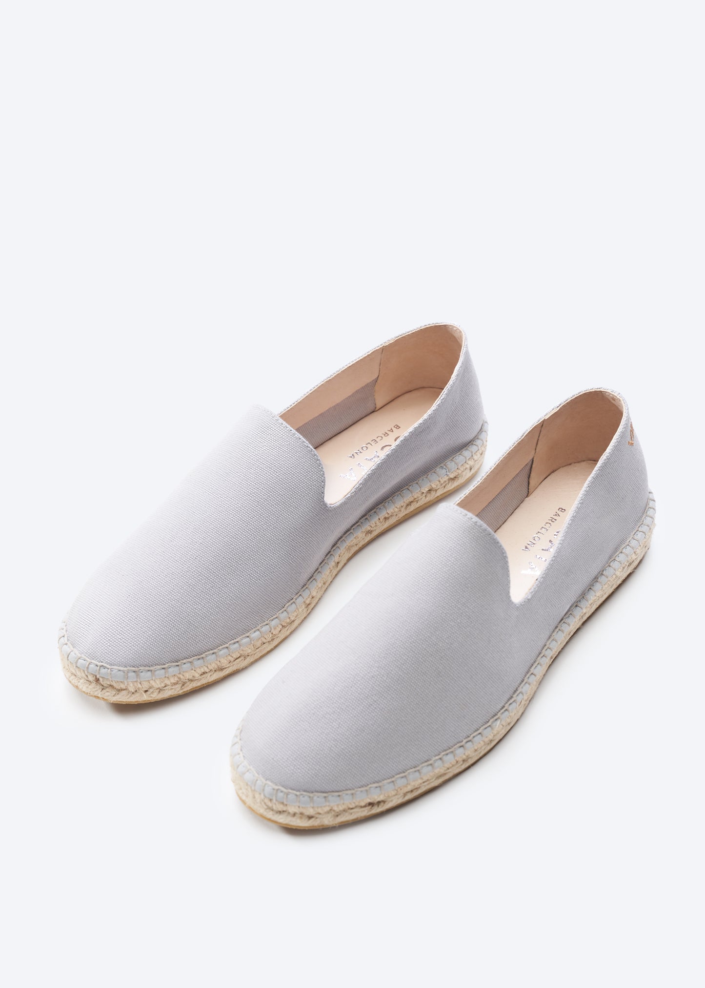 Portbou Ash Grey Men Jute Espadrilles