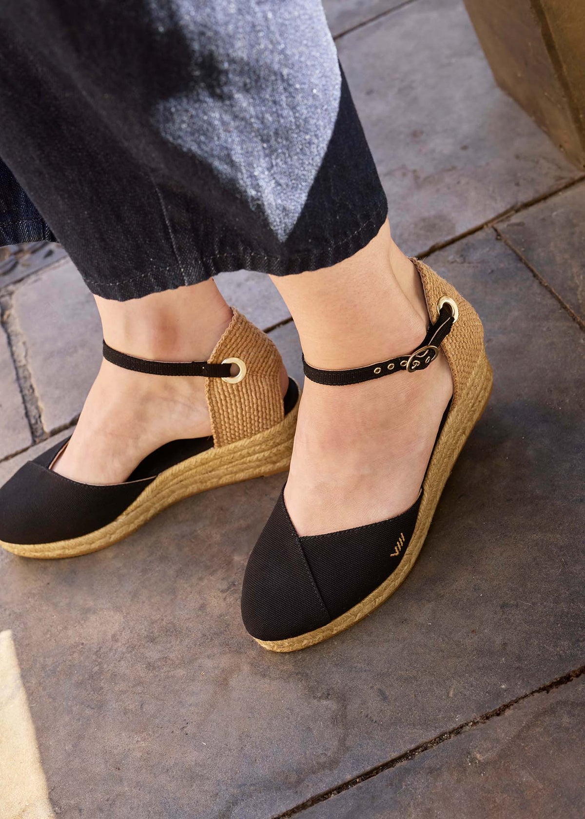 Pubol Canvas Espadrille Wedges