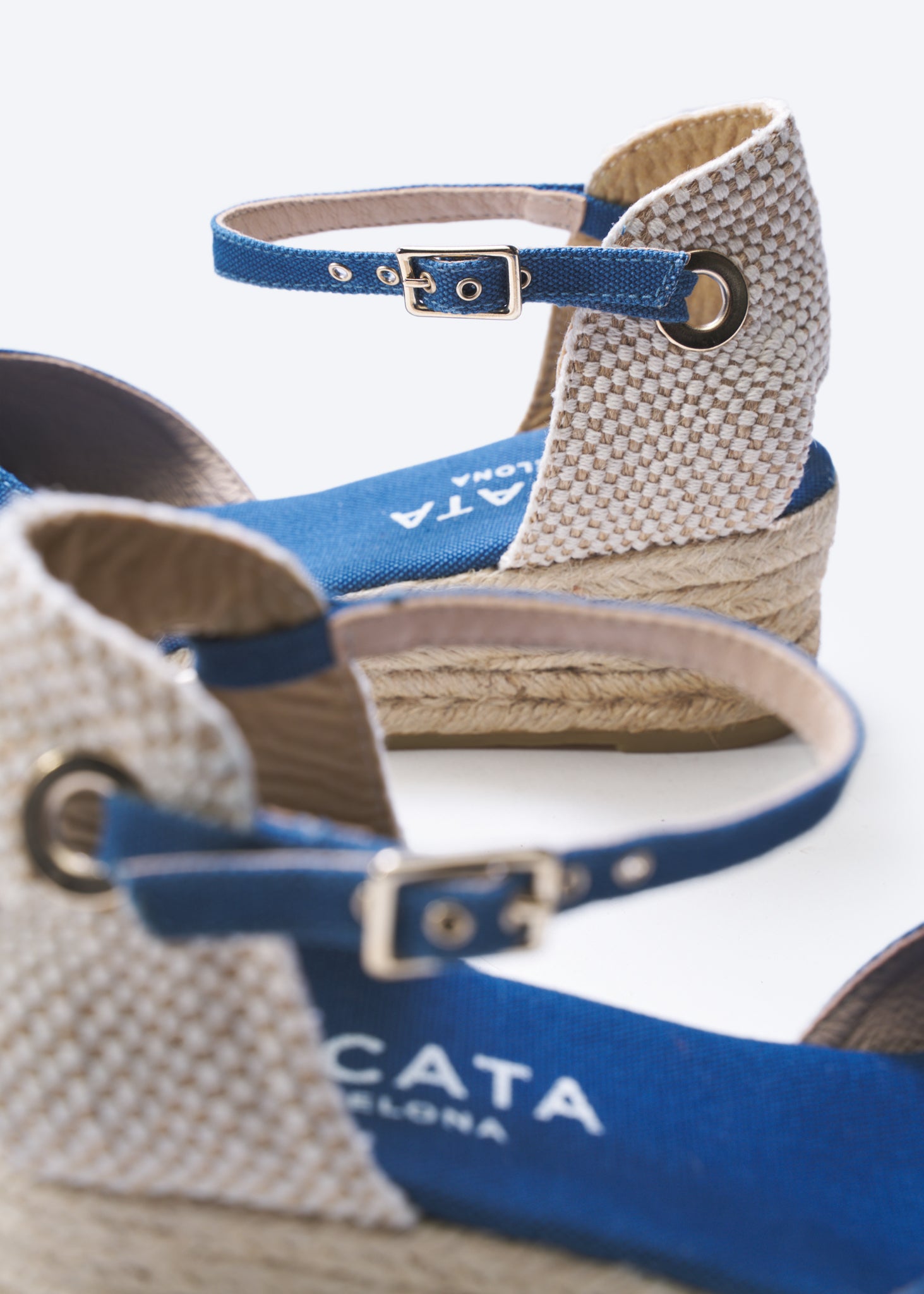 Pubol Archive Canvas Espadrille Wedges