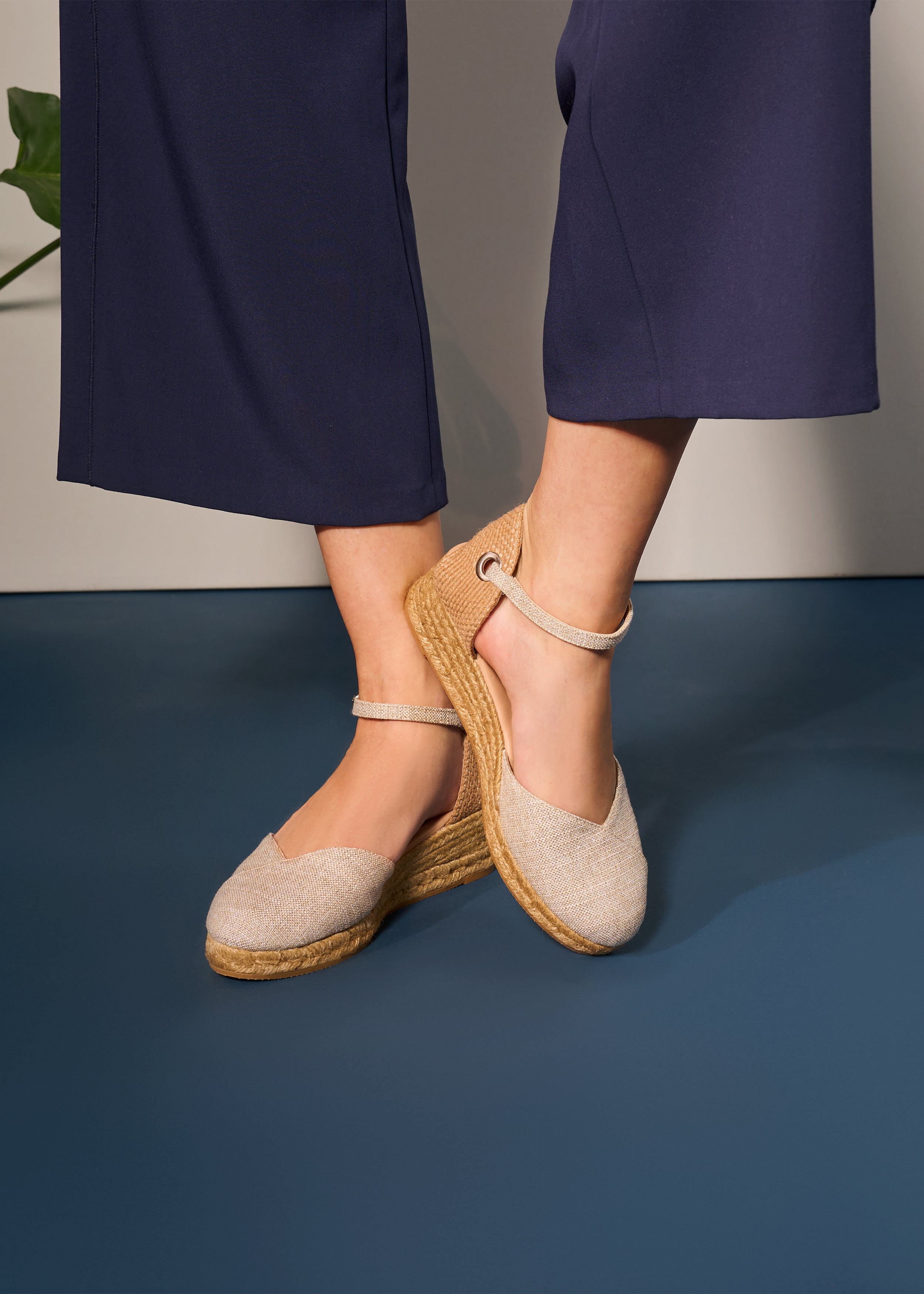 Pubol Limited Edition Canvas Espadrille Wedges