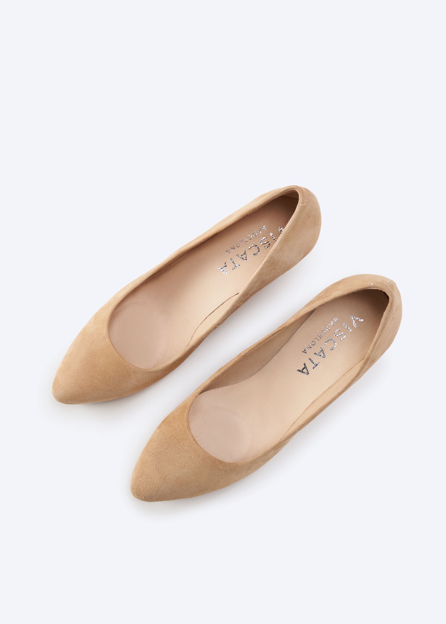 Riera Camel Suede Closed Toe Slip On Women Cork Wedges