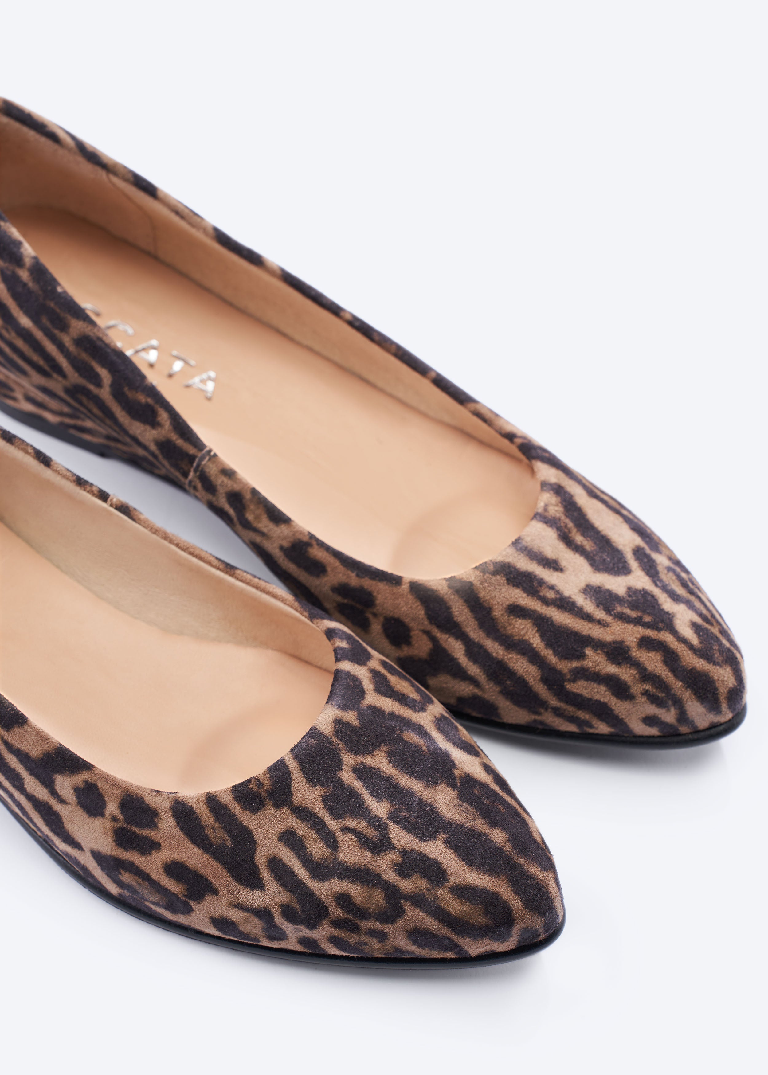 Roma Premium Fabrics Suede Flats