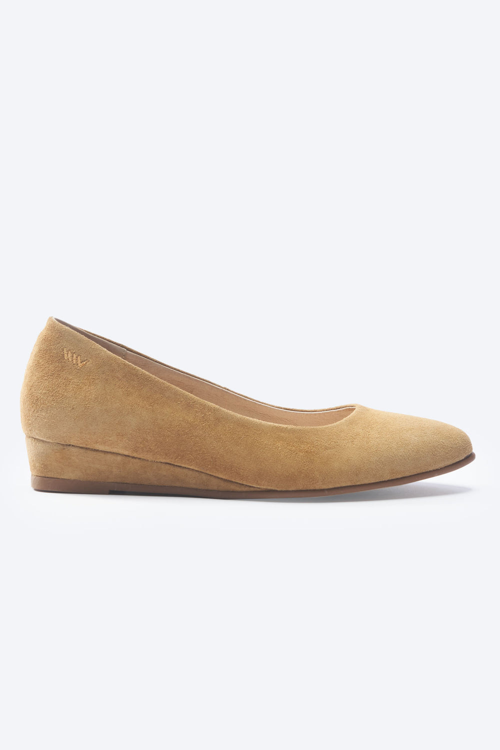 Roma Camel Suede Slip On Women Flat