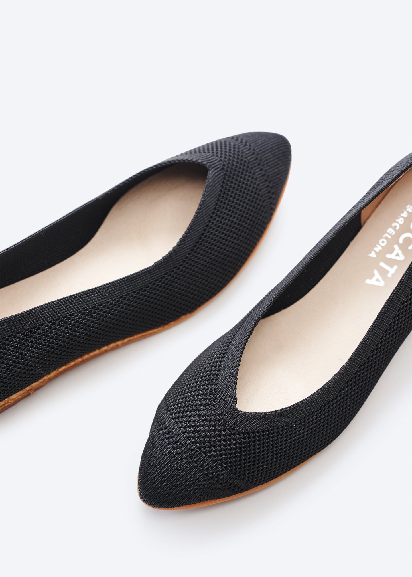 Roses V Cut Black Elastic Lycra Slip On Women Closed Toe Espadrille Wedges