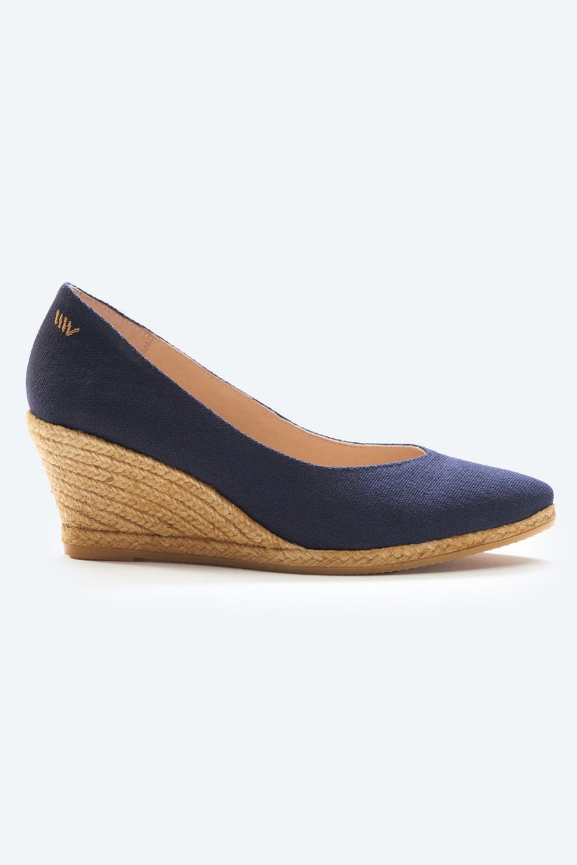 Roses Medium Wedge Handmade Espadrilles – Viscata