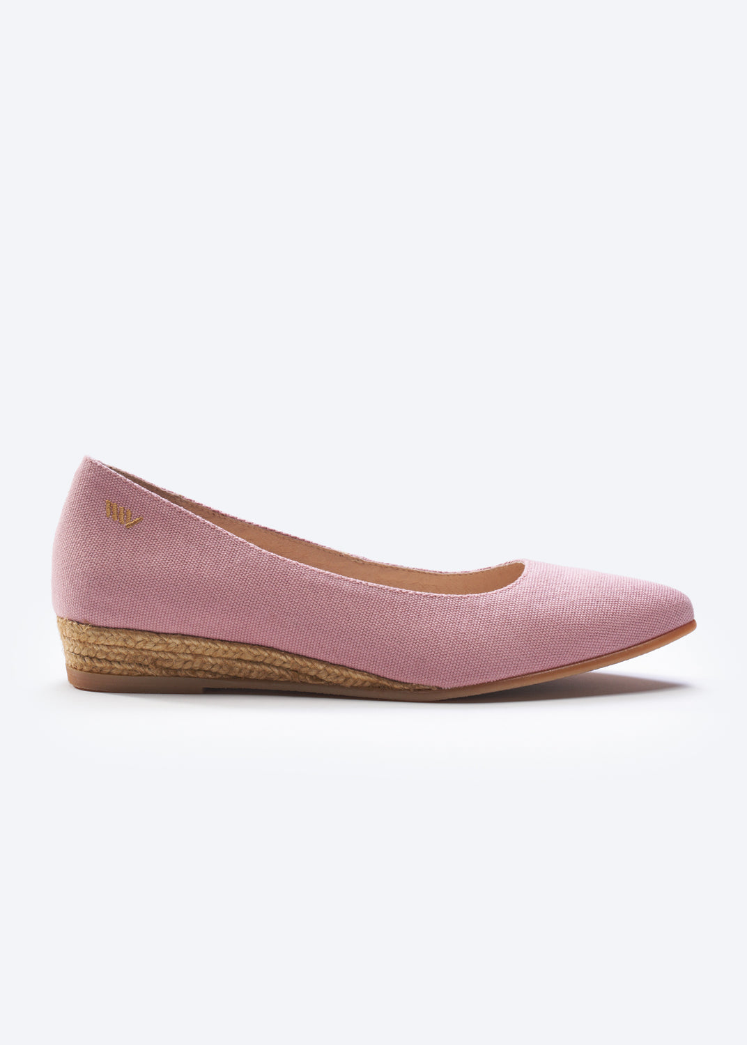 Rubina Limited Edition Pink Canvas Slip On Women Espadrille Flat