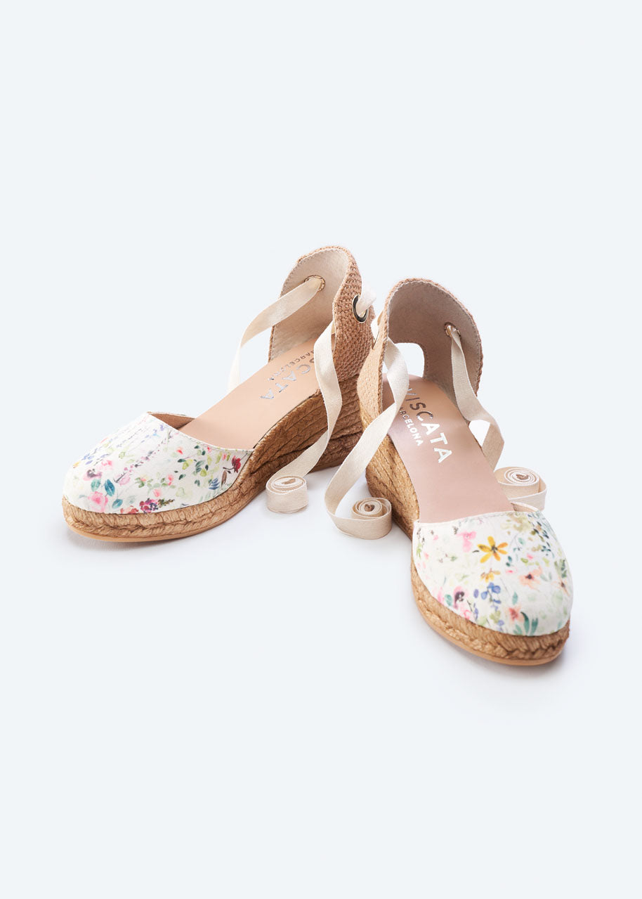 Sagaro Archive Canvas Espadrille Wedges