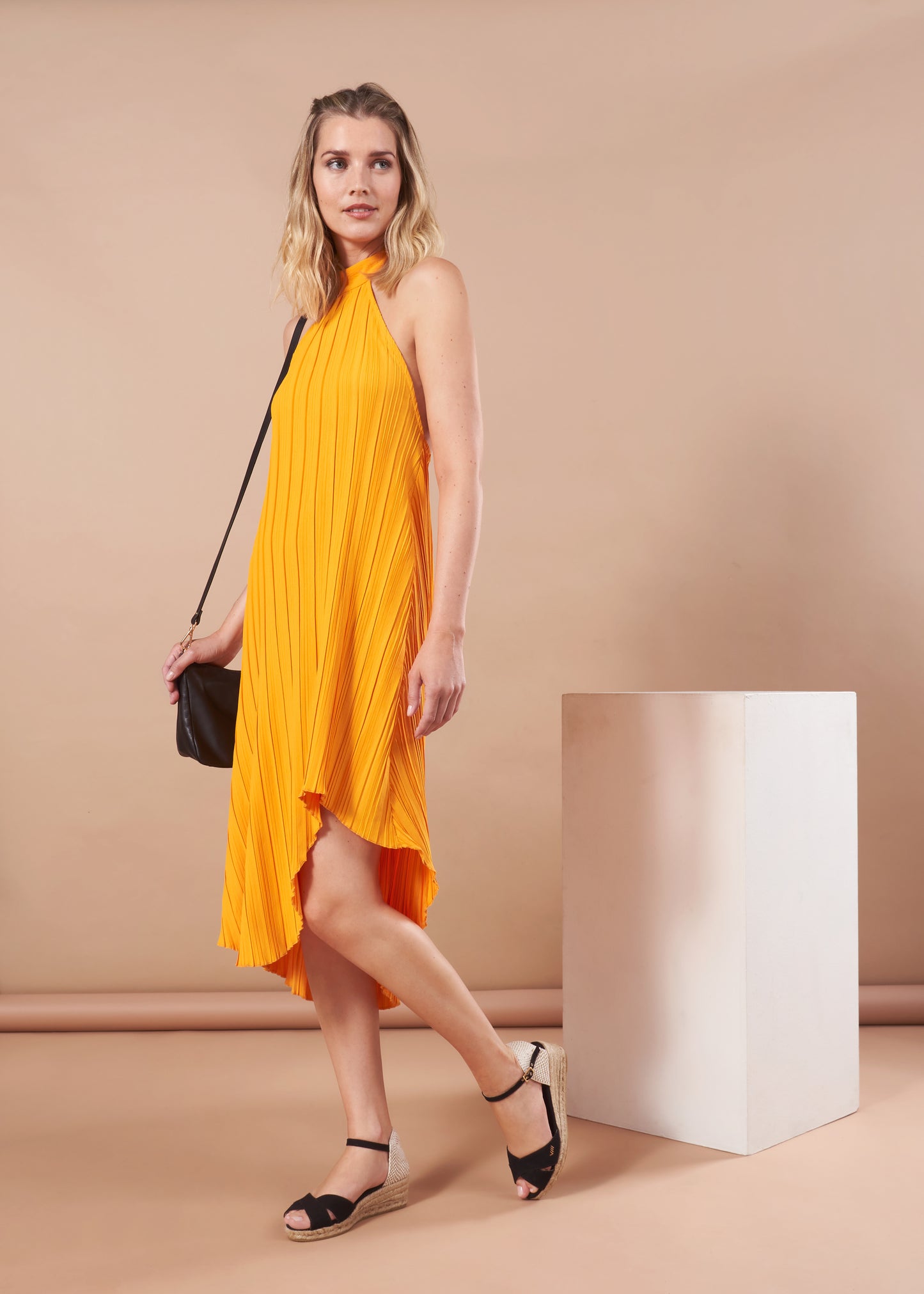 Salina Black Canvas Ankle Strap Women Espadrille Open Toe Wedges Outfit