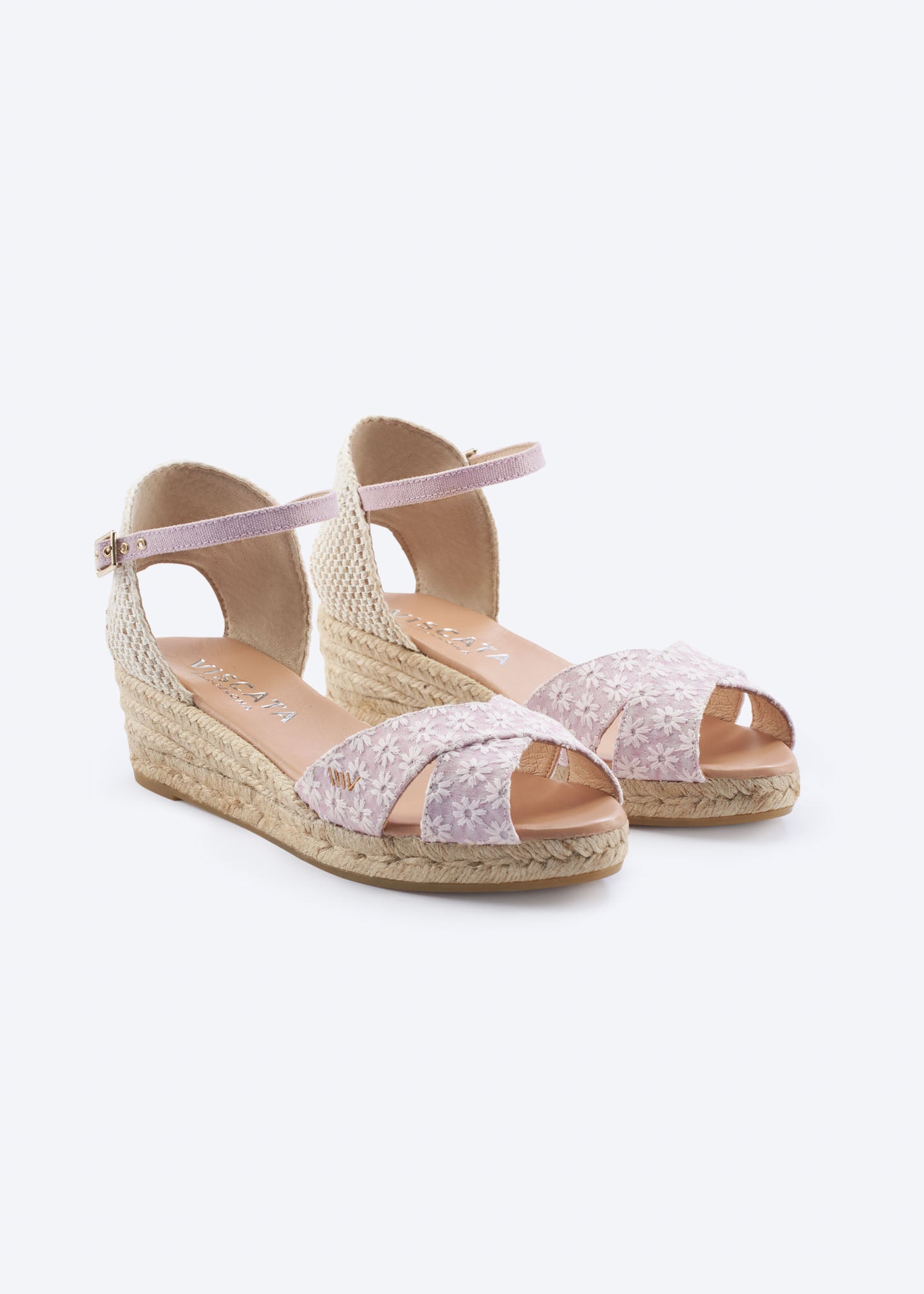 Salina Premium Fabrics Espadrille Sandal Wedges