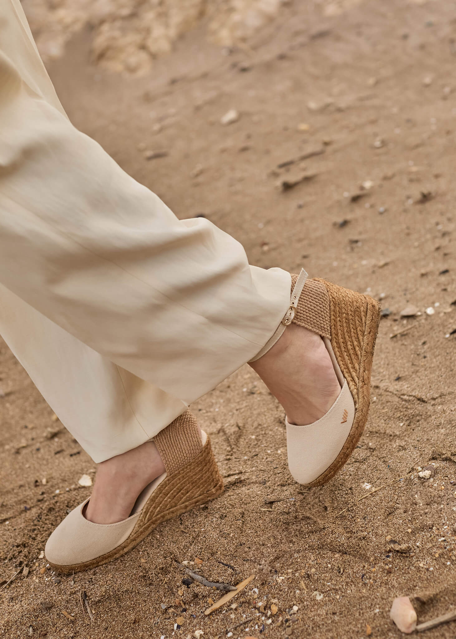 Satuna Canvas Espadrille Wedges