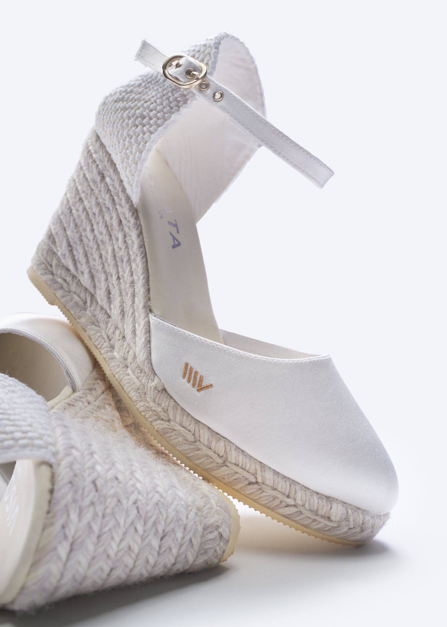 Satuna Archive Silk Espadrille Wedges