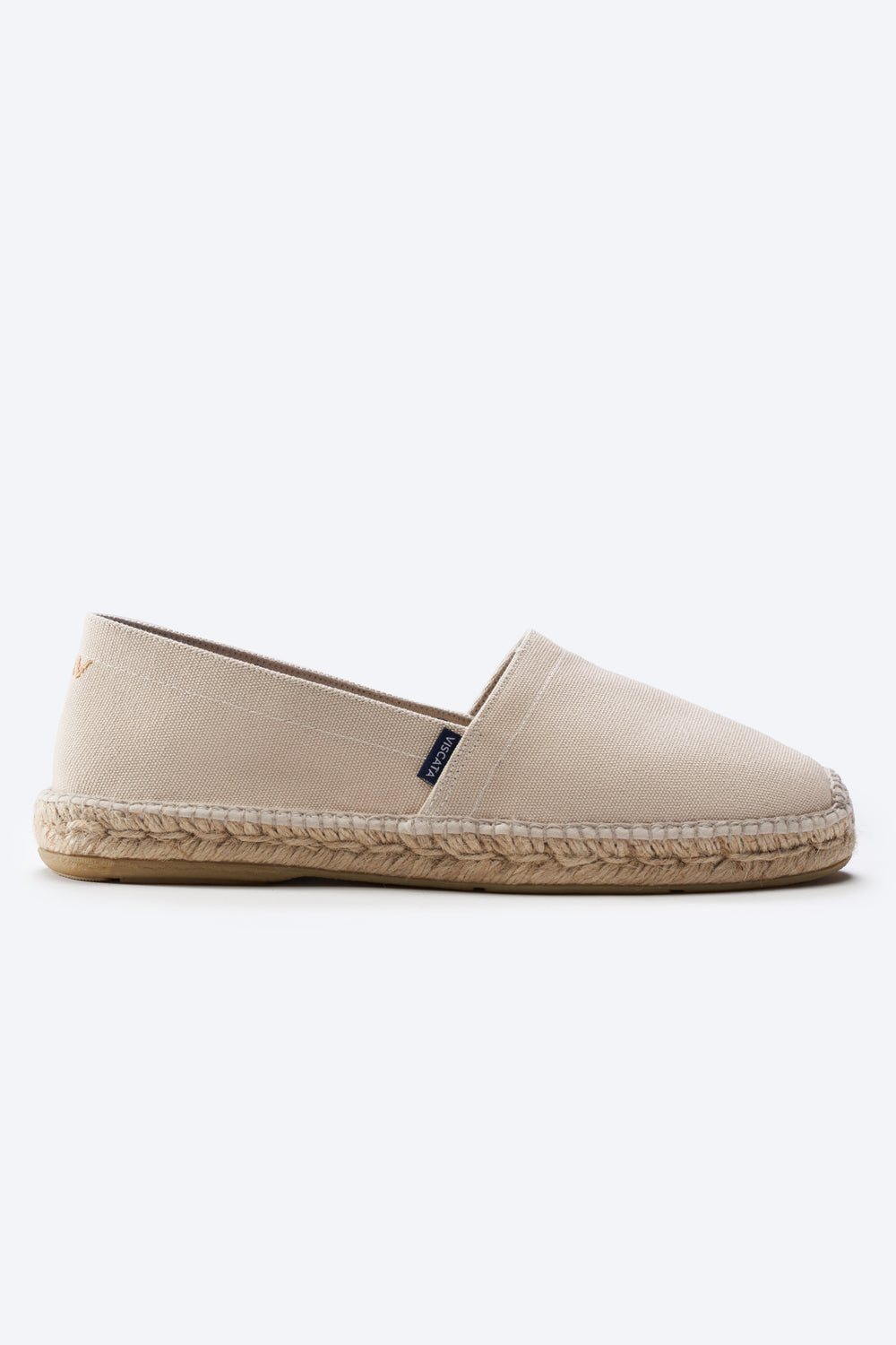 Sitges Beige Canvas Slip On Men Espadrille