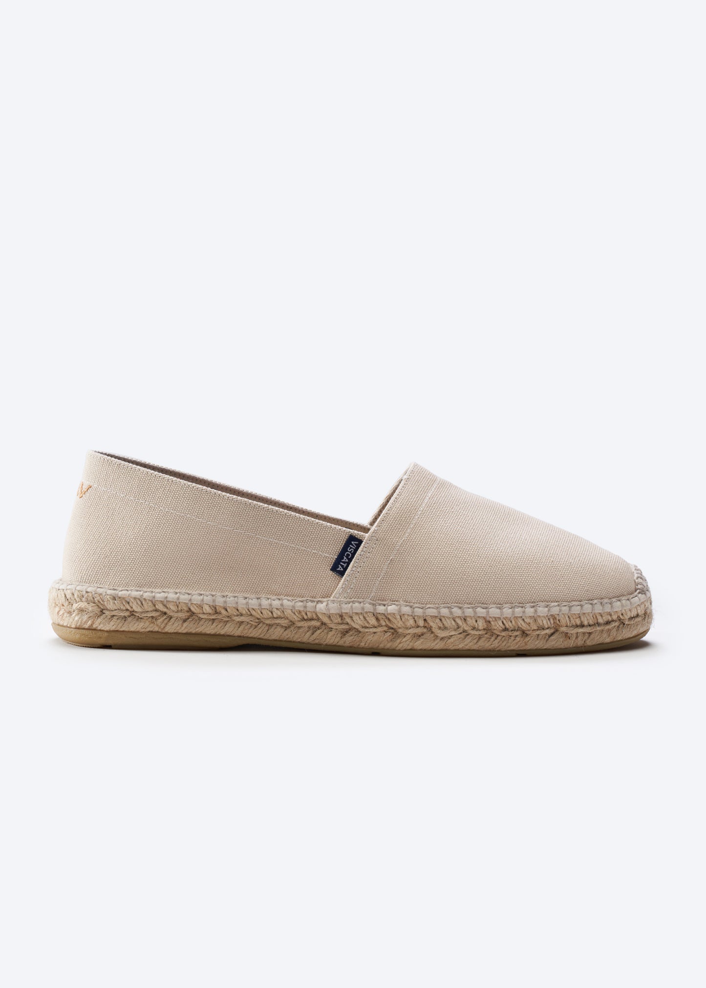 Sitges Beige Canvas Slip On Men Espadrille