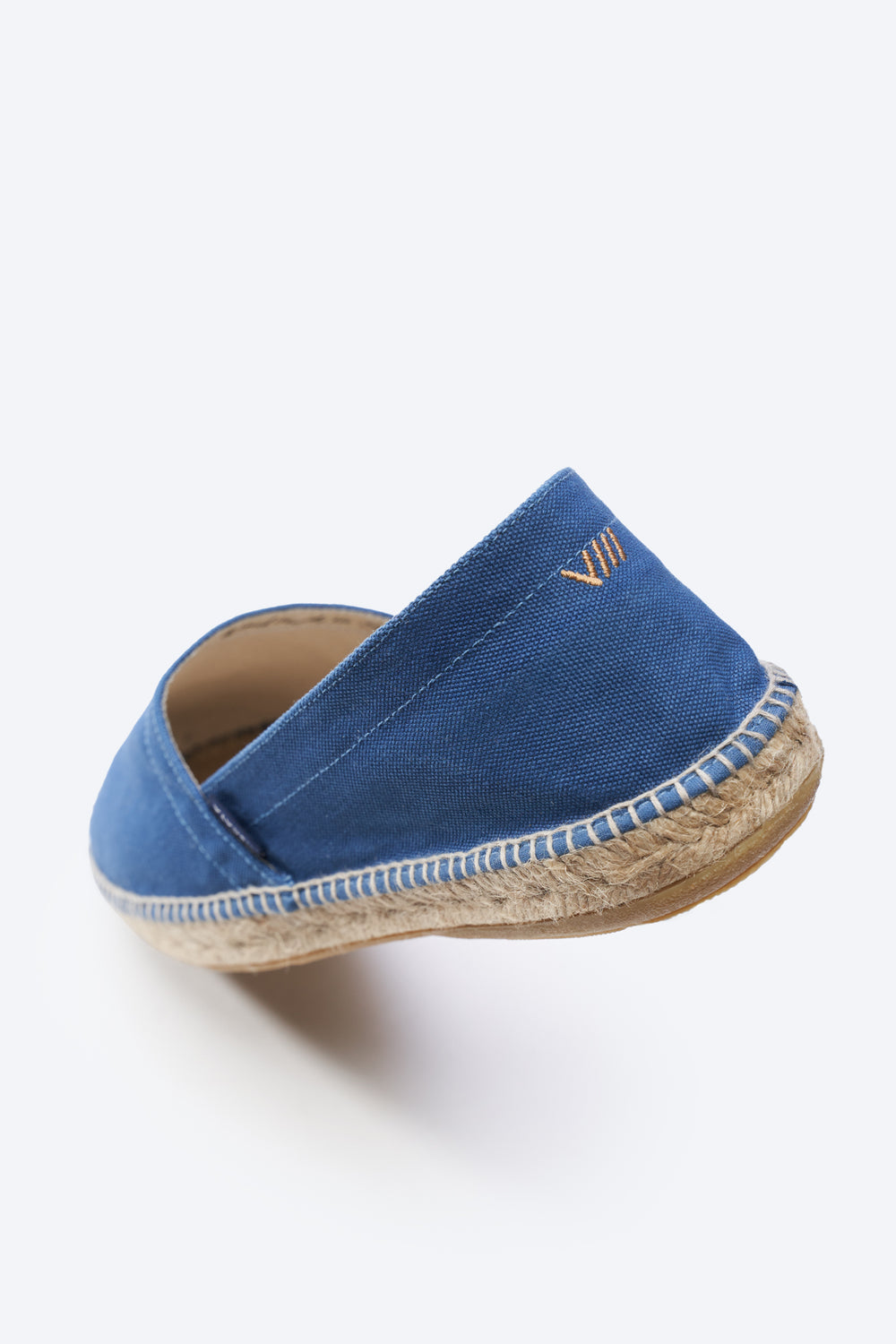 Sitges Limited Edition Denim Canvas Slip On Men Espadrilles Back Detail